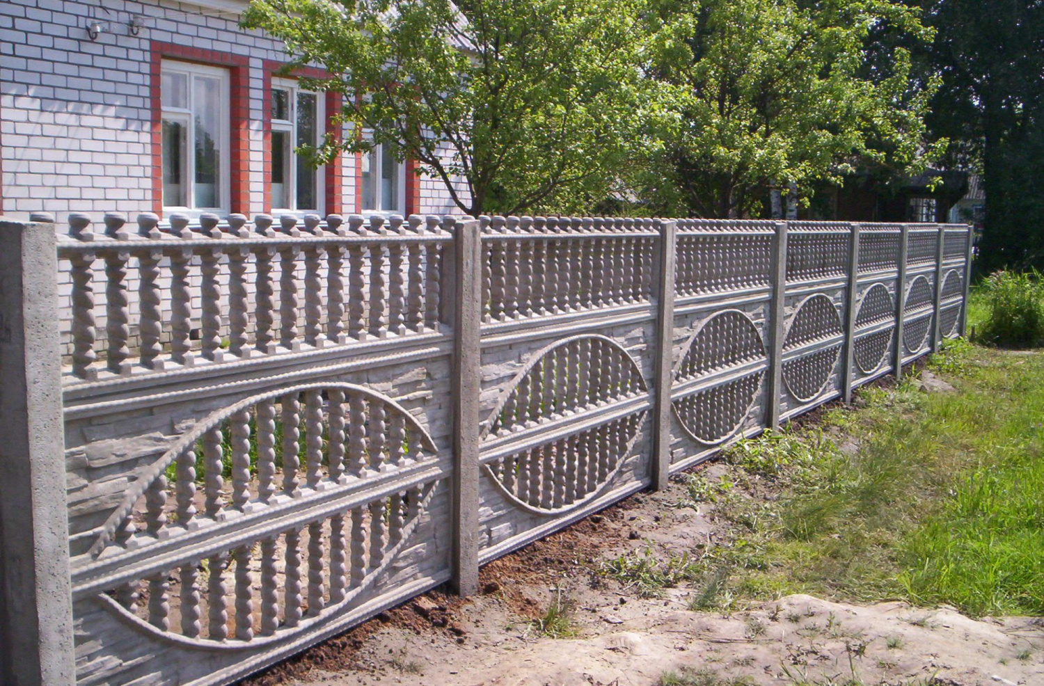 Купить бетонный забор секционный во Владимире цена
